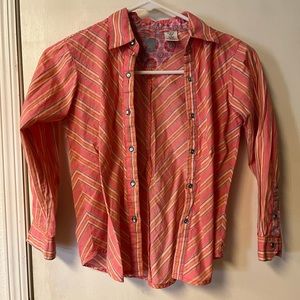 Girls twenty z long sleeve button up